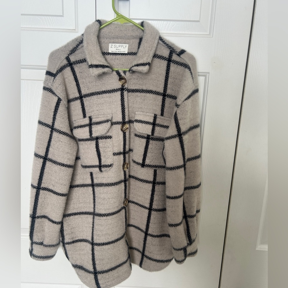 Z Supply Plaid Shacket